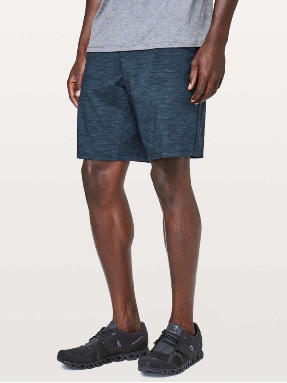 lululemon athletica Men's Pace Breaker Unlined 9” Athletic Shorts Heathered Blue